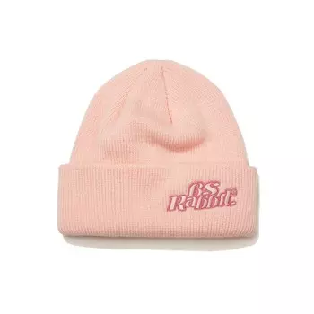 Шапка BSRABBIT Bs Logo Beanie Pink 2023