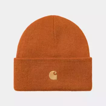 Шапка CARHARTT WIP Chase Beanie FW25 Turmeric / Gold