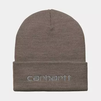 Шапка CARHARTT WIP Script Beanie Barista / Mirror