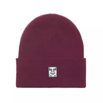 Шапка OBEY Icon Patch Cuff Beanie Beetroot 2023
