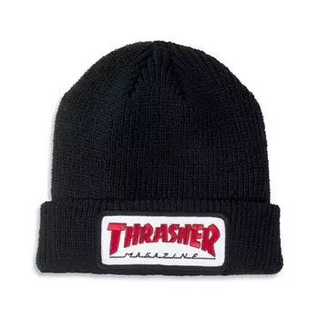 Шапка THRASHER Outline Patch Beanie Black 2023