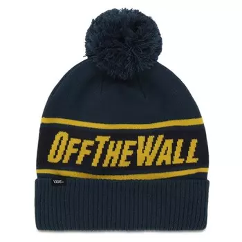 Шапка VANS Off The Wall Pom Beanie Dress Blue-Su
