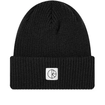 Шапка вязаная POLAR SKATE CO. Double Fold Merino Beanie Black
