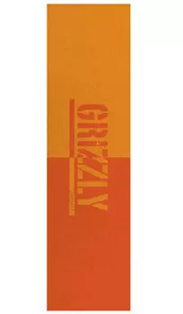 Шкурка для скейтборда GRIZZLY Split Stamp Griptape Orange