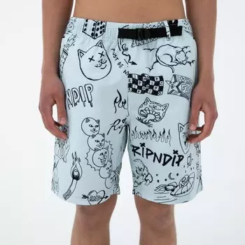 Шорты RIPNDIP Sharpie Swim Shorts Blue 2021