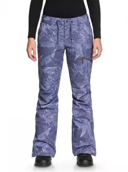 Штаны для сноуборда женские ROXY Nadia Printed P J Crown Blue_Washed Floral
