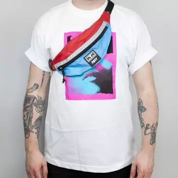 Сумка на пояс OBEY Ripstop Daily Sling Pack Pink/Blue