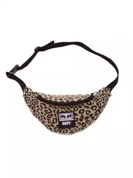 Сумка на пояс OBEY Waisted Hip Bag Leopard Khaki
