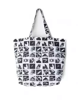 Сумка OBEY Wasted Tote Bag Zine White Multi