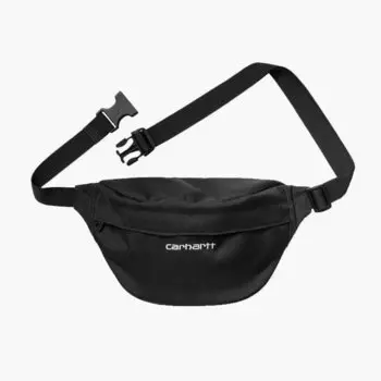 Сумка поясная CARHARTT WIP Payton Hip Bag Black / White 2022