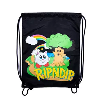Сумка RIPNDIP Nermby Drawstring Bag Black 2021