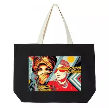 Сумка шоппер OBEY Golden Future Black 2020