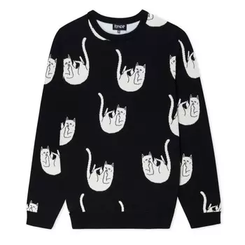 Свитер RIPNDIP Falling Nerm Knit Sweater Black