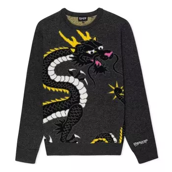 Свитер RIPNDIP Ryu Knit Sweater Black Heather