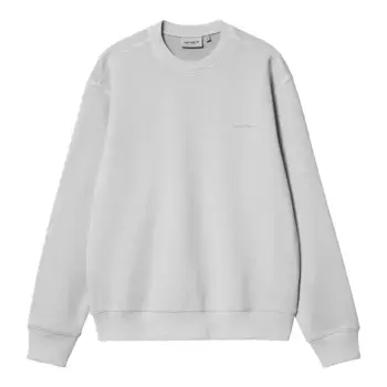 Свитшот CARHARTT WIP Duster Script Sweat SS24 Basalt (Garment Dyed)