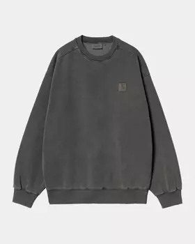 Свитшот CARHARTT WIP Vista Sweat FW25 Graphite (Garment Dyed)