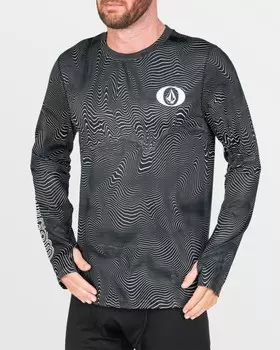 Термобелье верх VOLCOM M V-Science Crew FW25 Black Print