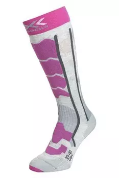 Термоноски X-SOCKS Ski Control 2.0 Lady Light Grey Melange/Violet