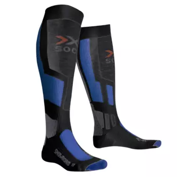 Термоноски X-SOCKS Snowboard Anthracite/Azure