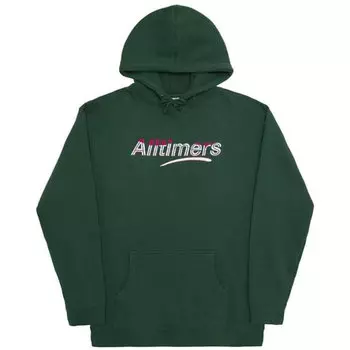 Толстовка ALLTIMERS Embroidered Wave Estate Hoody Dark Green 2021
