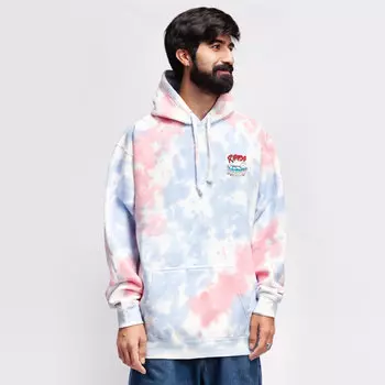 Толстовка RIPNDIP Bath Time Hoodie Pink Tie Dye 2021