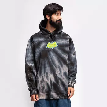 Толстовка RIPNDIP Catman Hoodie Black Spiral Tie Dye 2021