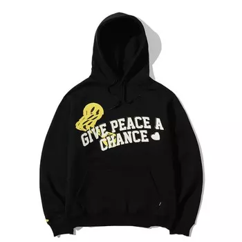 Толстовка с капюшоном BSRABBIT Gpc Smile Big Logo Hoodie Black 2023
