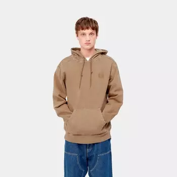 Толстовка с капюшоном CARHARTT WIP Hooded Verse Patch Sweatshirt Hamilton Brown (Garment Dyed) 2023