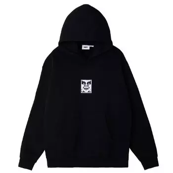 Толстовка с капюшоном OBEY Obey Records Hood Black 2022
