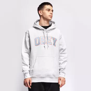 Толстовка с капюшоном OBEY Obey Sports Iii Hood ASH GREY 2021