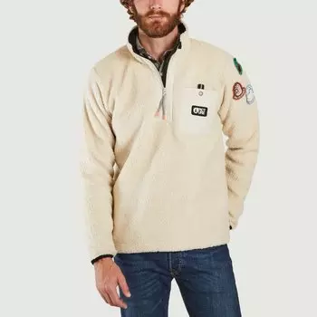 Толстовка с капюшоном PICTURE ORGANIC Wooden 1/4 Fleece Almond Milk 2022