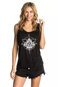 Топ RIP CURL Ethnic Lotus Tank Black
