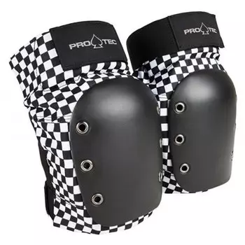 Защита коленей для скейтборда PRO-TEC Street Knee Pads Black Checker 2020