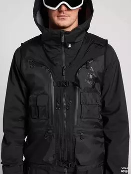 Жилет с рюкзаком М VOLCOM Iguchi Slack Vest Black