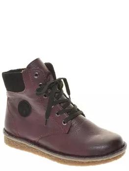 Ботинки Rieker (Carlotta) женские зимние, размер 37, цвет бордовый, артикул 70920-35