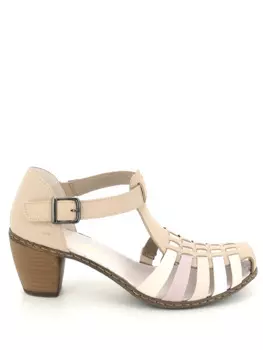 Туфли Rieker женские летние, цвет бежевый, артикул 40973-60