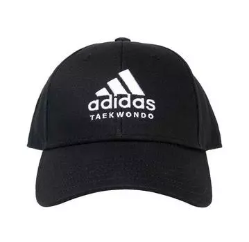 Бейсболка Baseball Cap Taekwondo черно-белая Adidas