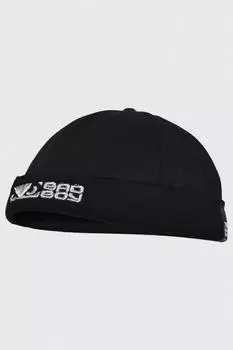 Бескозырка 3D Logo черный/белый