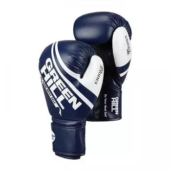 BGU-2308 Боксерские перчатки UNIQUE сине-белые, 16oz