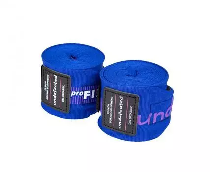 Бинты боксерские Boxing Hand Wrap Undefeated темно-синие