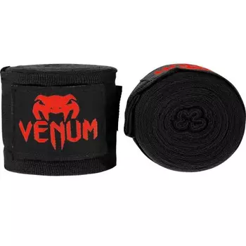 Бинты боксерские Venum Kontact 4m Black/Red Venum