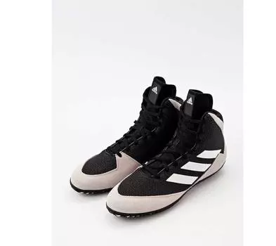 Борцовки Mat Wizard.5 черно-белые Adidas