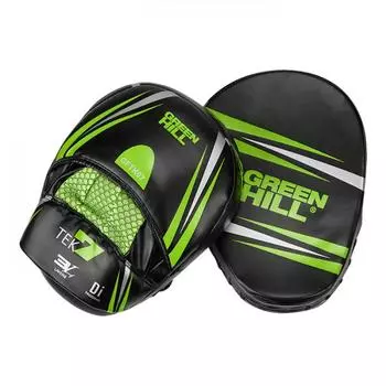 Боксерские лапы TEK7 черно-зеленый