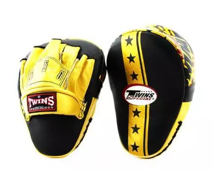 Боксерские лапы Twins Focus Mitts Star Edition PML-10 Gold