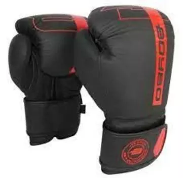 Боксерские перчатки Fusion Black/Red, 16 OZ