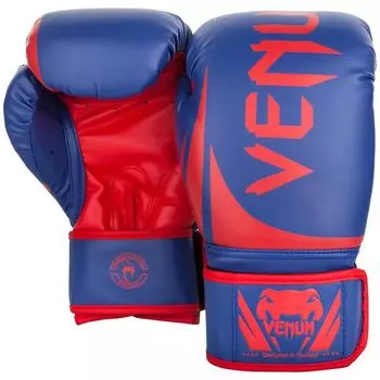 Боксерские перчатки Venum Challenger 2.0 Blue/Red-White, 14 oz Venum