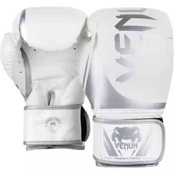 Боксерские перчатки Venum Challenger 2.0 White/Silver, 16 oz Venum