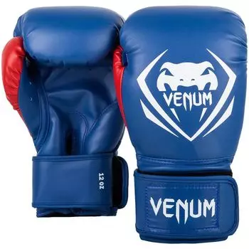 Боксерские перчатки Venum Contender Blue/White-Red, 10 oz Venum