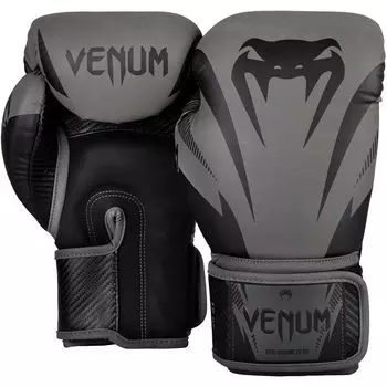 Боксерские перчатки Venum Impact Black/Black, 8 oz Venum