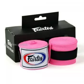 Боксёрские бинты Fairtex Pink, 3 метра Fairtex